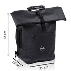 DUNLOP FIETSRUGTAS 4-IN-1 25 LITER WATERDICHT - Tuincentrum Lopik
