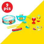 Music Instruments Set 9Pcs Abs