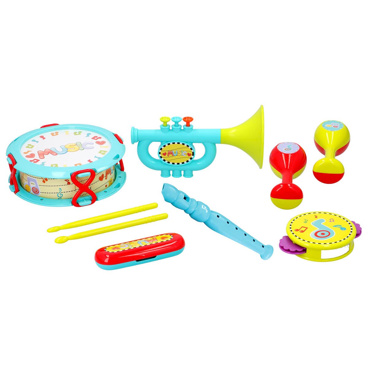 Music Instruments Set 9Pcs Abs