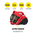 DUNLOP VACUUM CLEANER CYCLONE 700W - Tuincentrum Lopik