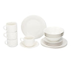 Breakfast Set 16Pcs White Sw