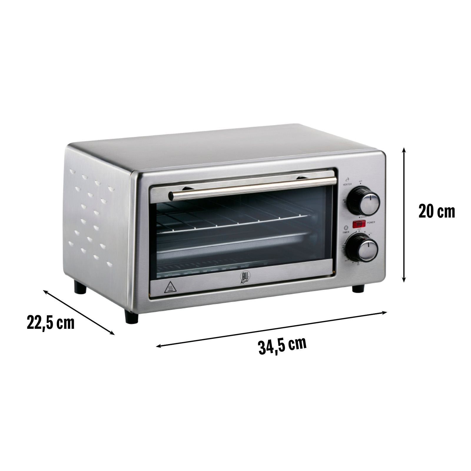 ALL RIDE TRUCK OVEN 9 LITER 24V RVS - Tuincentrum Lopik