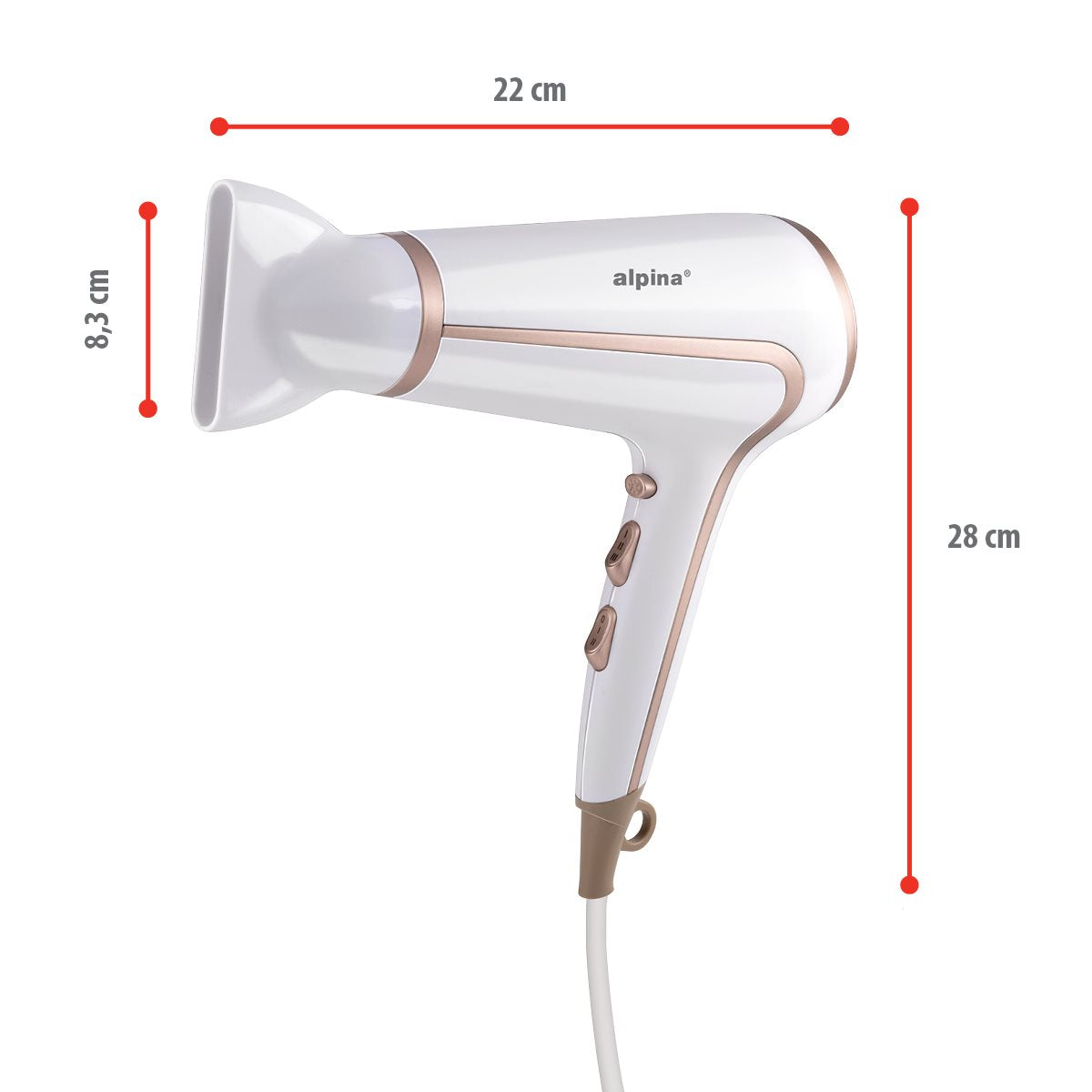 Hair Dryer 230V 1600-2000W