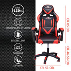 Chair Gaming Blk/Red - Tuincentrum Lopik