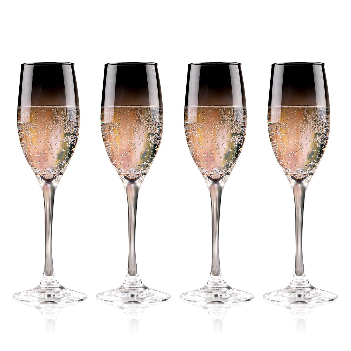 ALPINA CHAMPAGNEGLAZEN SMOKE SET 4 STUKS 180ML - Tuincentrum Lopik