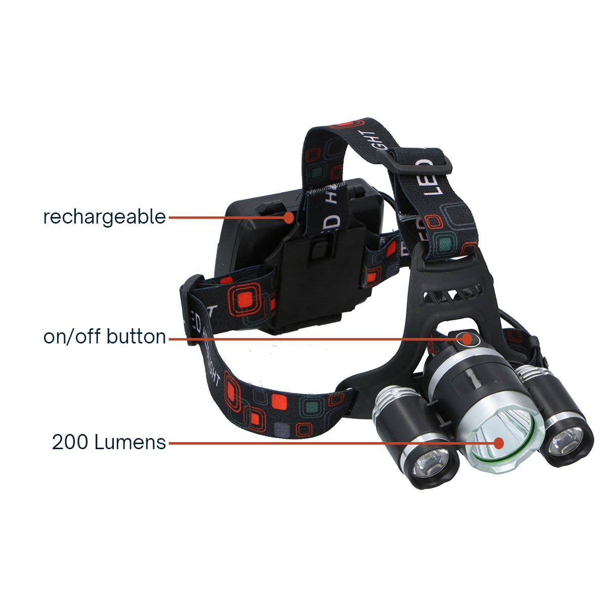 Headlight 3 Lights Pl