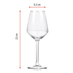 ALPINA WITTE WIJNGLAZEN SET 4 STUKS 38CL - Tuincentrum Lopik
