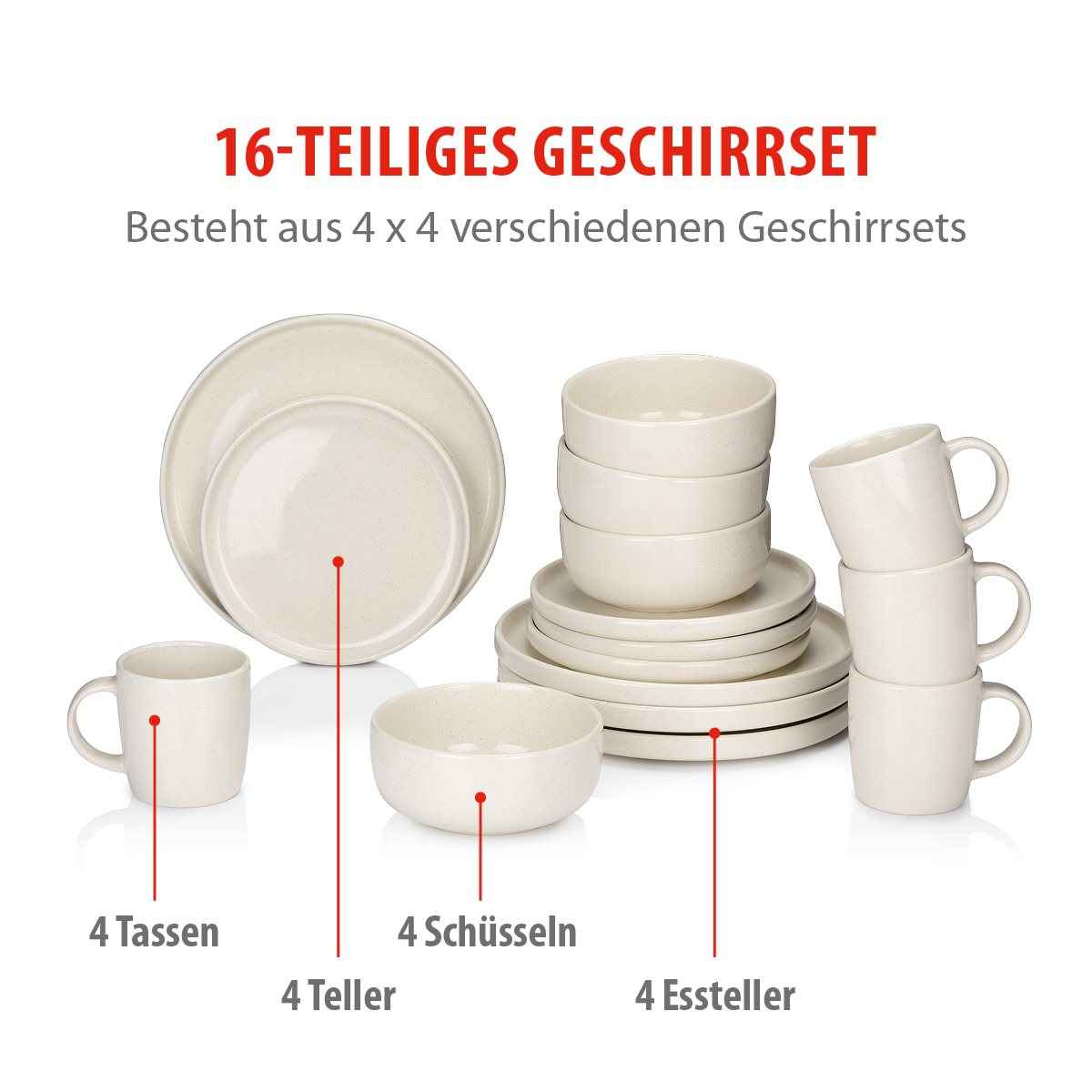 ALPINA SERVIESSET 16-DELIG STONEWARE - Tuincentrum Lopik