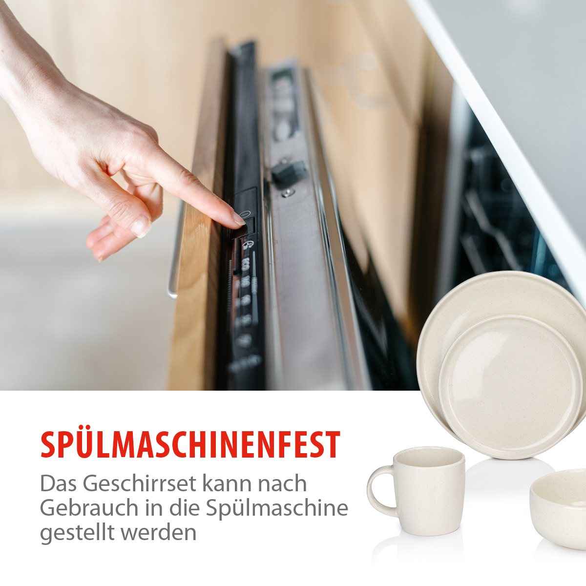 ALPINA SERVIESSET 16-DELIG STONEWARE - Tuincentrum Lopik