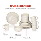 ALPINA SERVIESSET 16-DELIG STONEWARE - Tuincentrum Lopik