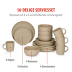 ALPINA SERVIESSET 16-DELIG ZAND - Tuincentrum Lopik