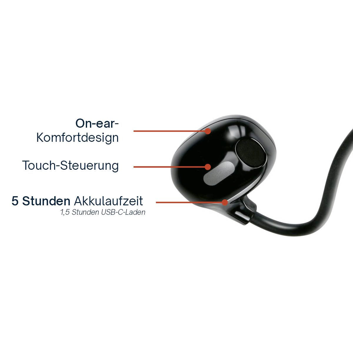 Earphone Bt Air Conduction