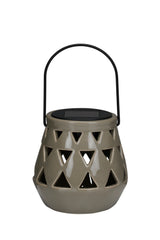 ARTI CASA SOLAR LANTAARN GRIJS 11CM - Tuincentrum Lopik