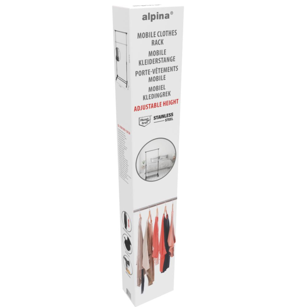 Kledingrek 78 X 41 X 93-158 Cm