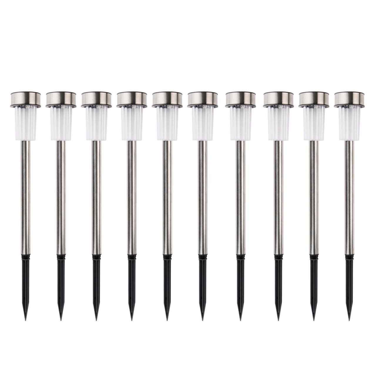 ARTI CASA SOLAR TUINSPIES SET 10 STUKS Ø4.8X36.5CM - Tuincentrum Lopik