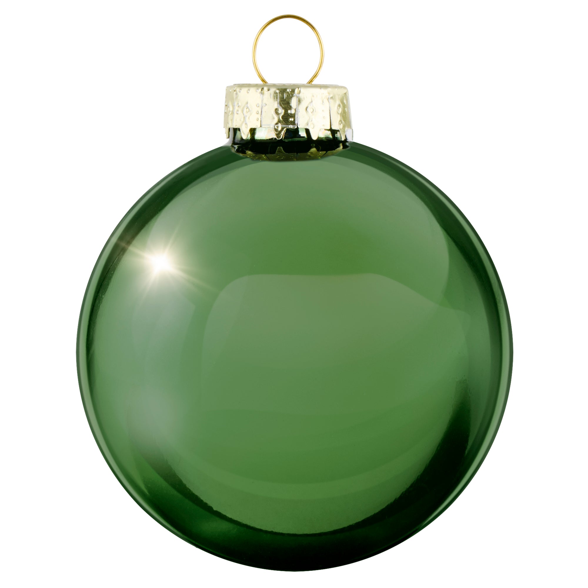 ARTI CASA KERSTBALLEN GLAS GROEN 6 STUKS Ø8CM - Tuincentrum Lopik