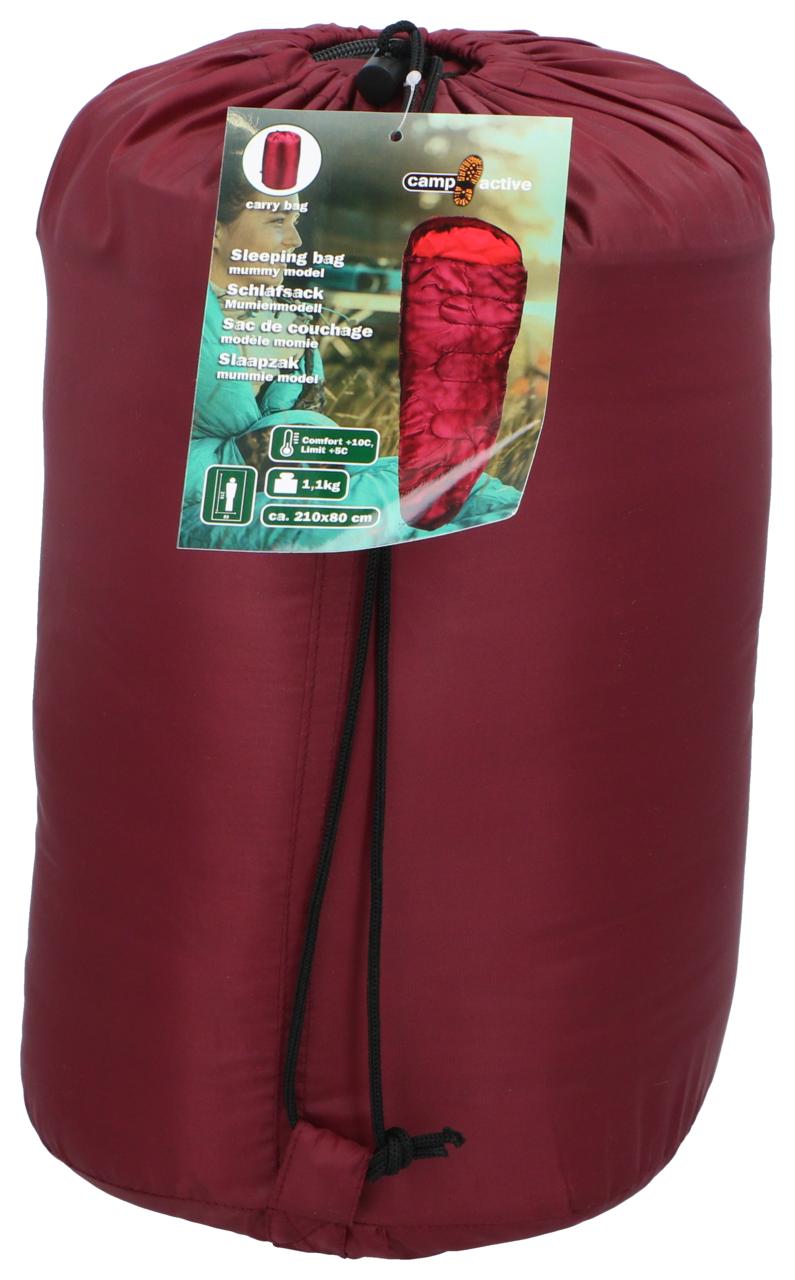 Sleeping Bag Mummy Red
