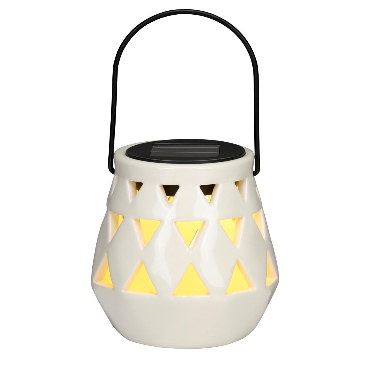 ARTI CASA SOLAR LANTARN WHITE 11CM - Tuincentrum Lopik