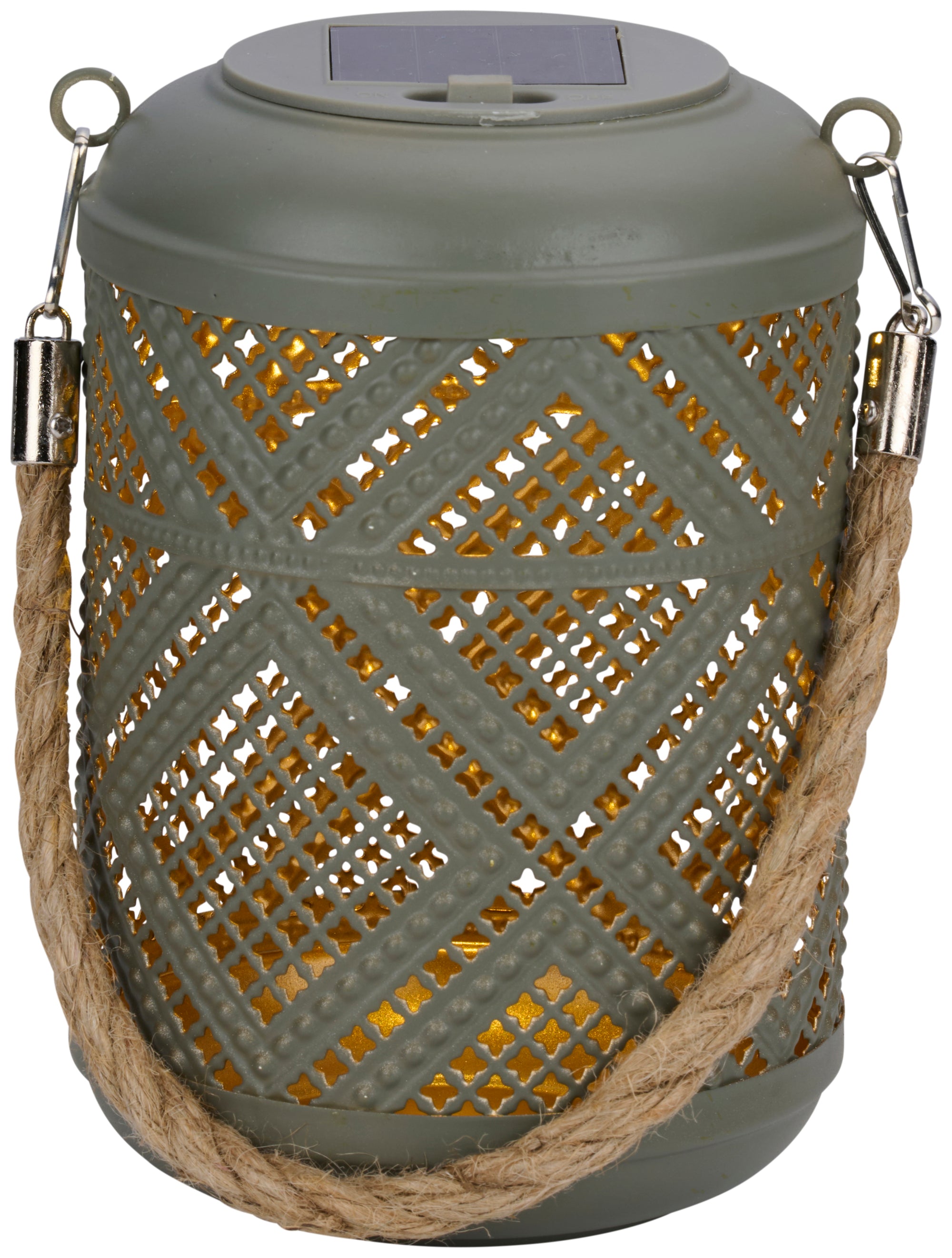 ARTI CASA SOLAR LANTAARN GRIJS 15.5CM - Tuincentrum Lopik