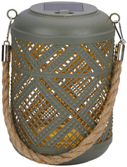 ARTI CASA SOLAR LANTAARN GRIJS 15.5CM - Tuincentrum Lopik