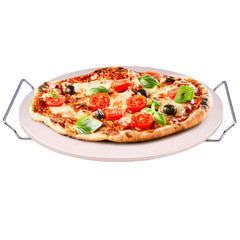 ALPINA PIZZASTEEN Ø33CM MET METALEN HOUDER - Tuincentrum Lopik