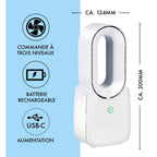 LIFETIME AIR TAFELVENTILATOR BLADELESS USB - Tuincentrum Lopik
