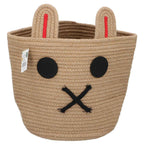 ARTI CASA OPBERGMAND DIEREN PRINT BEIGE/ZWART - Tuincentrum Lopik