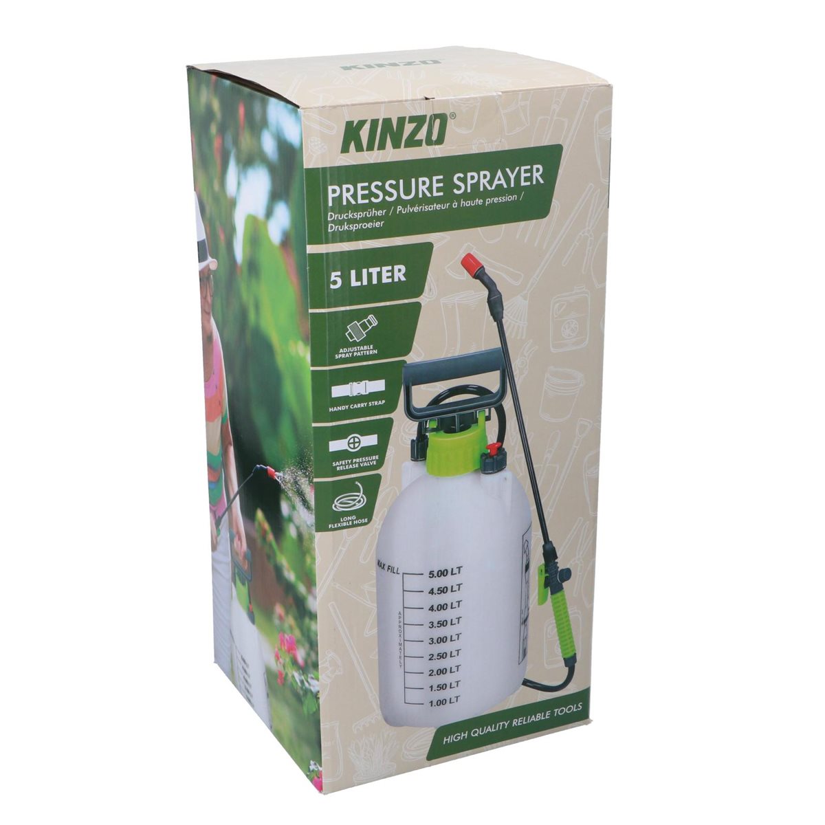 Kinzo Drukspuit 5Ltr