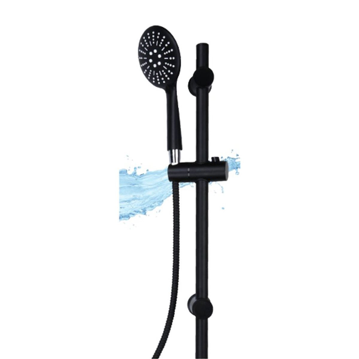 Bath & Shower Hand Shower Head 3F douchekop met 3 straalstanden en flexibele slang van circa 150 cm