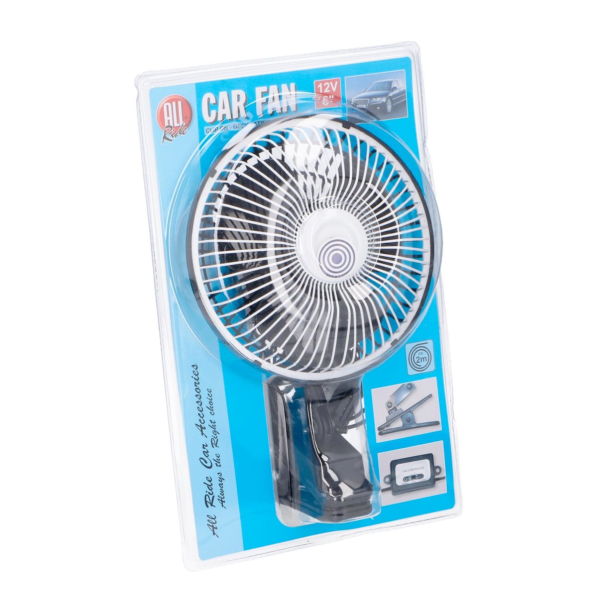 Fan 12V 6Inch  Clip-On