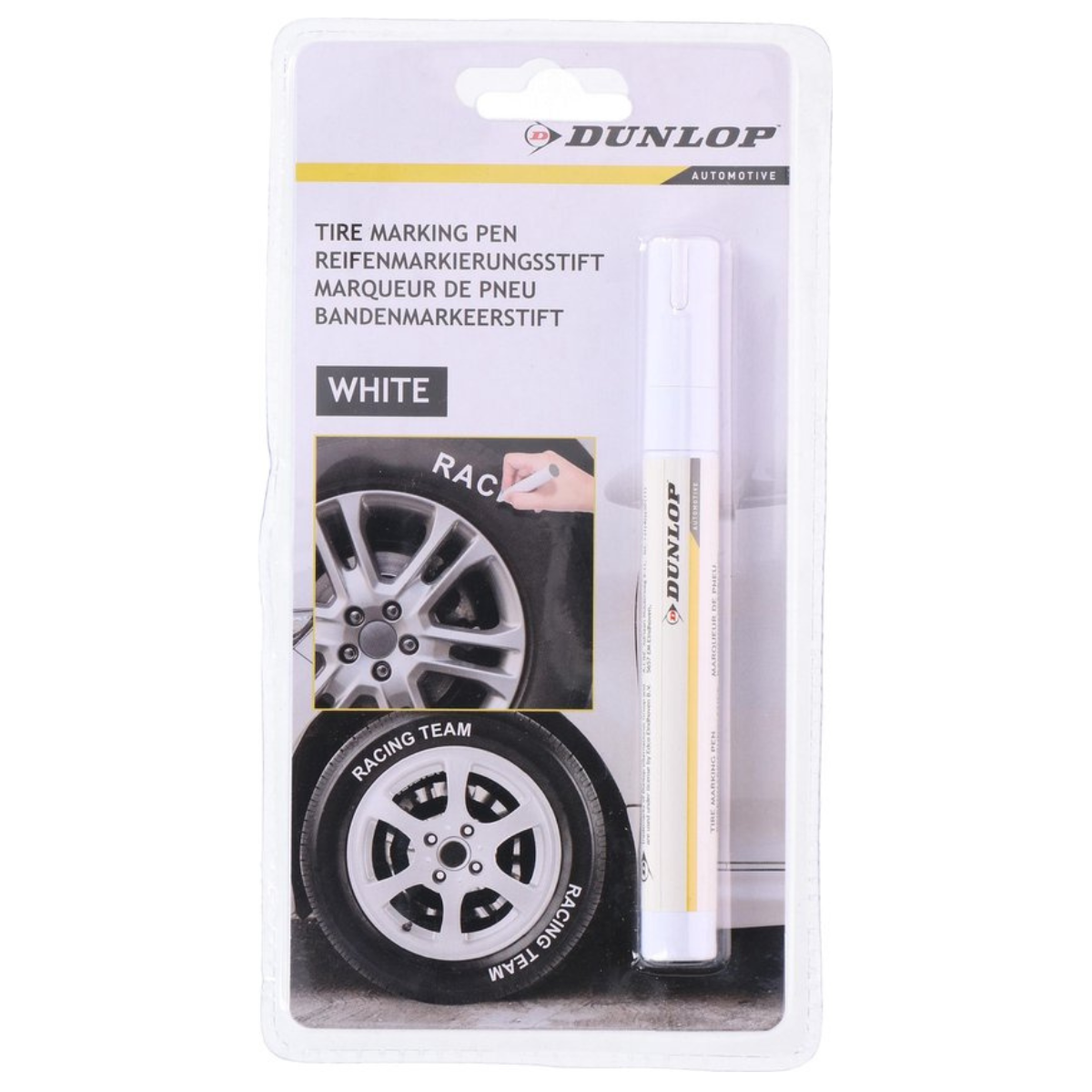 DUNLOP BANDENMARKEERSTIFT WIT 4,5ML - Tuincentrum Lopik