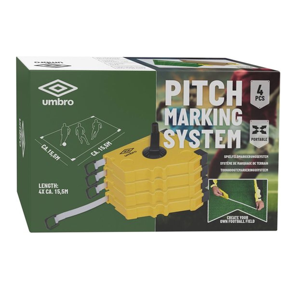 UMBRO SPEELVELD MARKERINGSSYSTEEM 4-DELIG - Tuincentrum Lopik