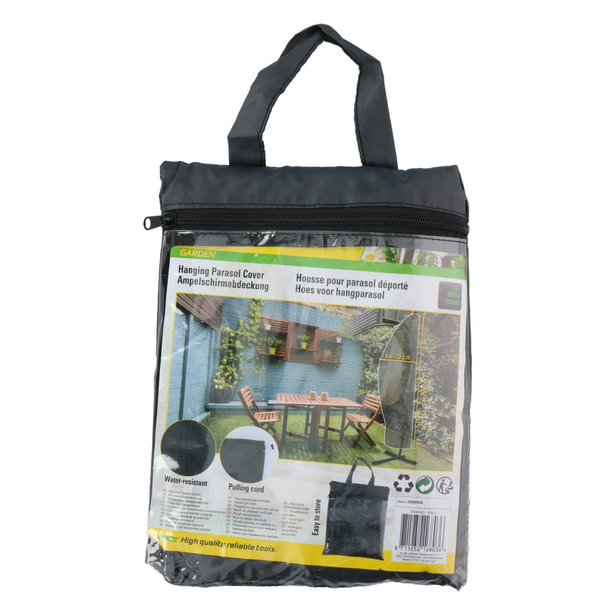 Hanging Parasol Cover 265X70Cm