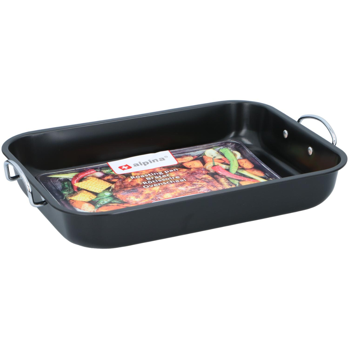 ALPINA OVENSCHAAL 39X29X6CM METAAL - Tuincentrum Lopik