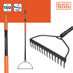 BLACK+DECKER BOW RAKE FIBERGLASS - Tuincentrum Lopik