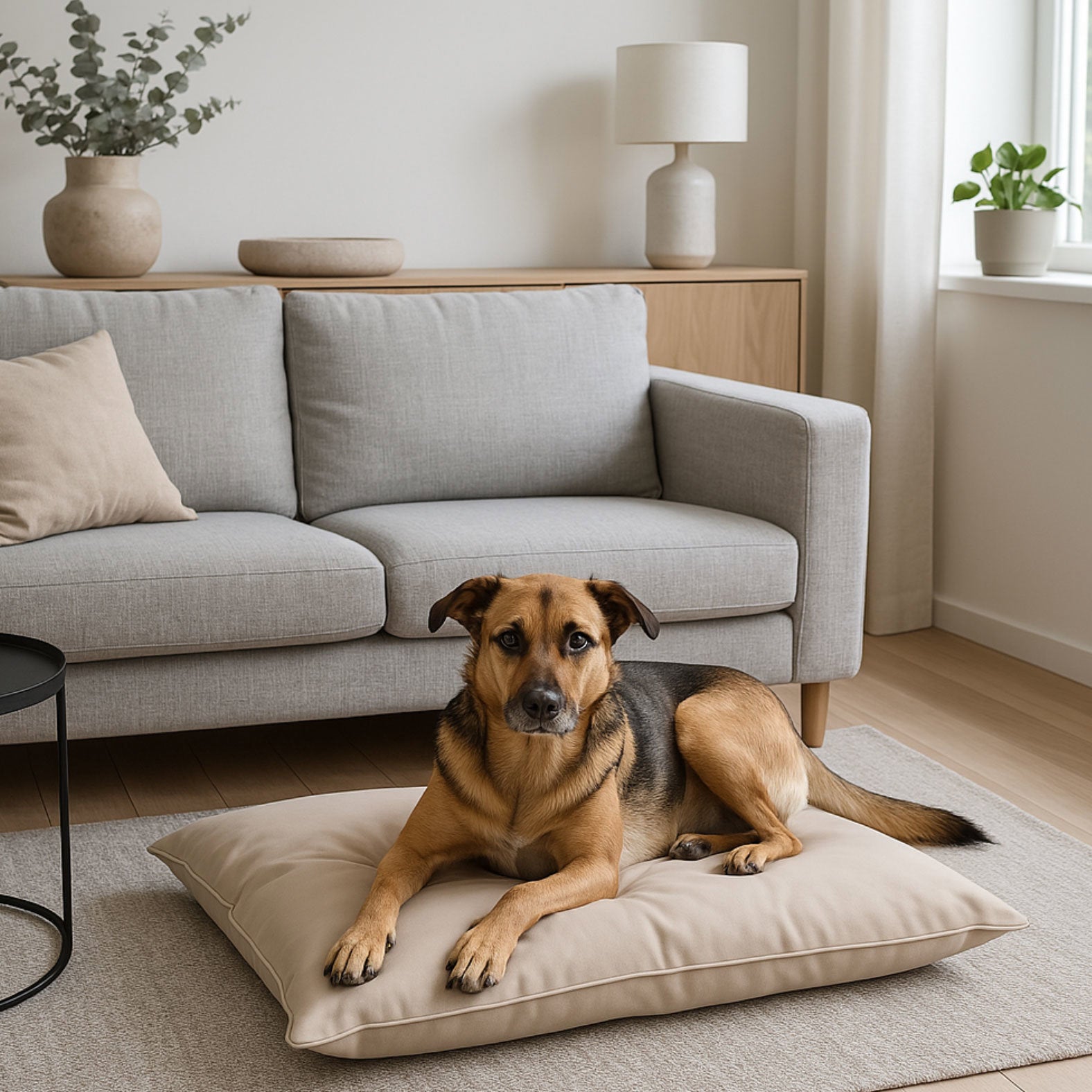 Pet Bed Pillow S Beige