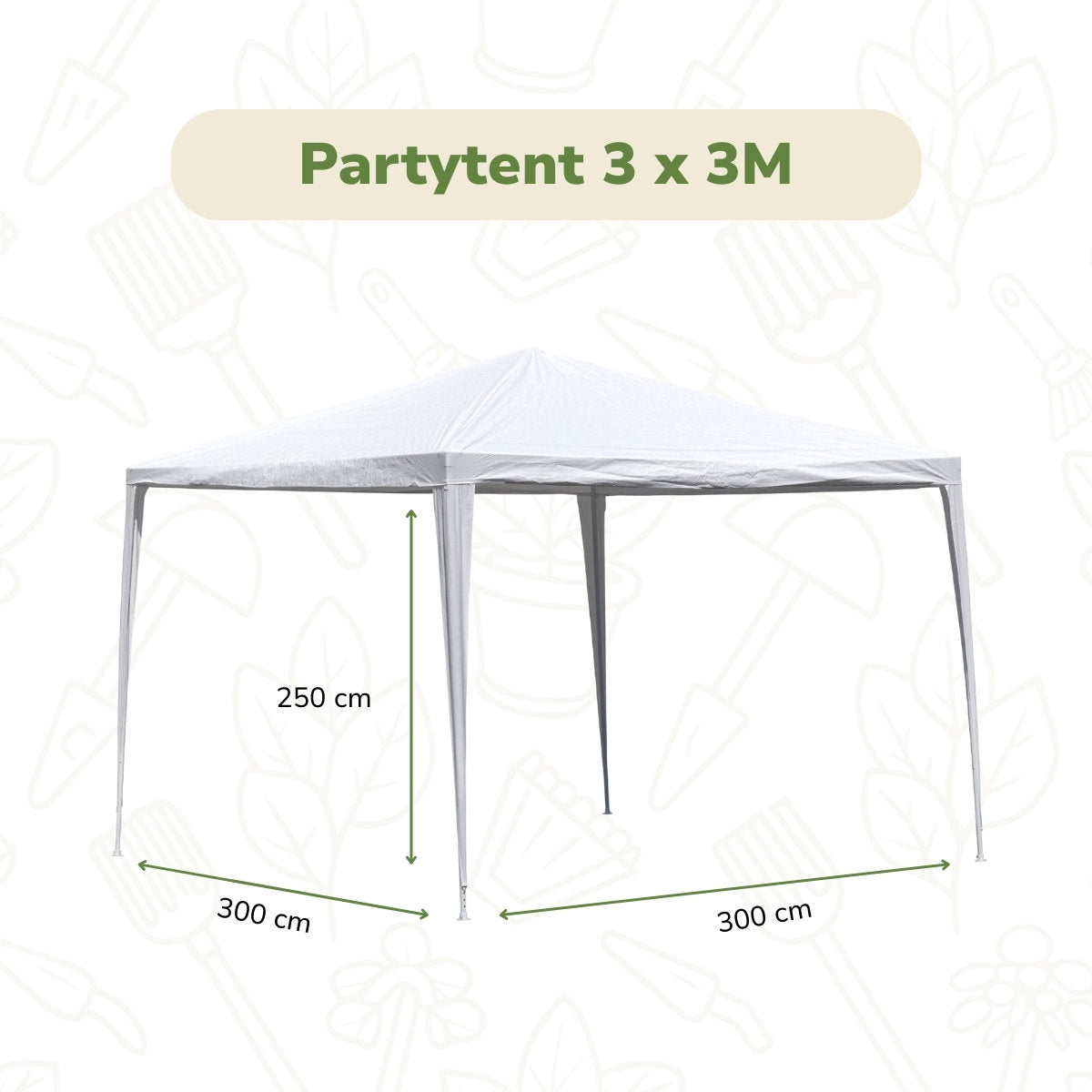 Gazebo 3X3X2,5M