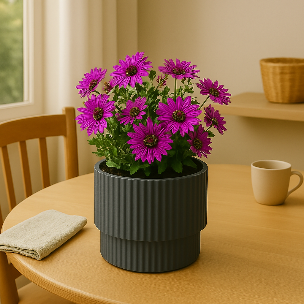 Bloempot 30 X 29 Cm Grijs