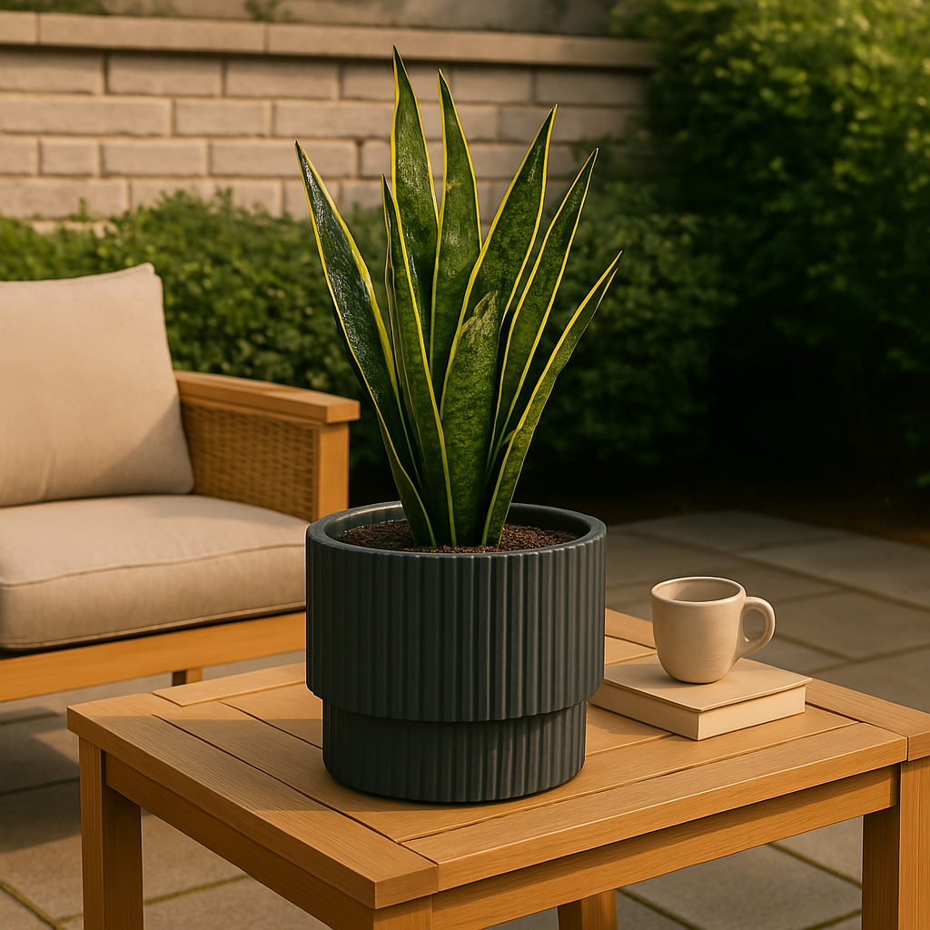 Bloempot 30 X 29 Cm Grijs