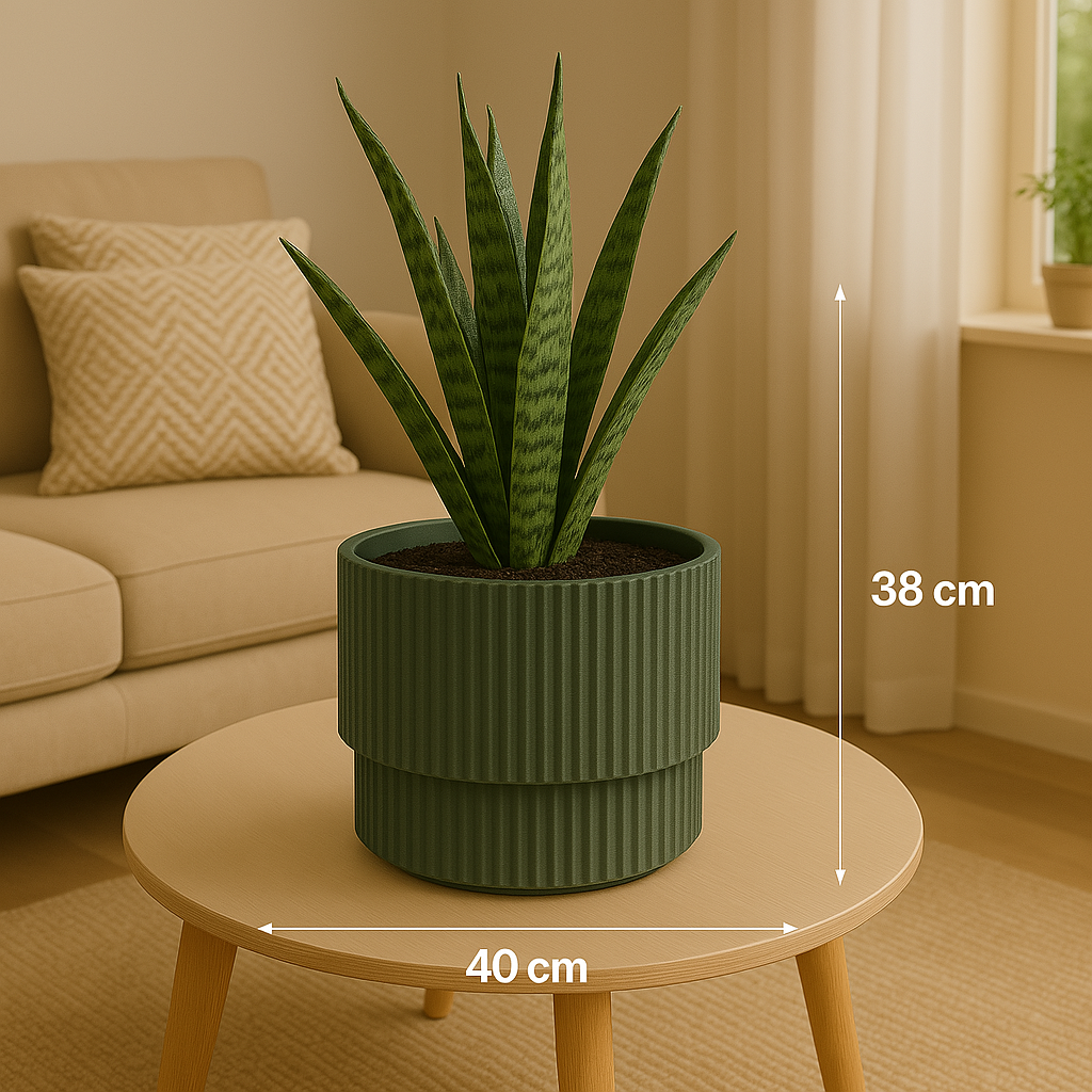 Bloempot 40 X 38 Cm Groen