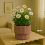 BLOEMPOT KUNSTSTOF ROZE Ø40 X 38 CM - Tuincentrum Lopik