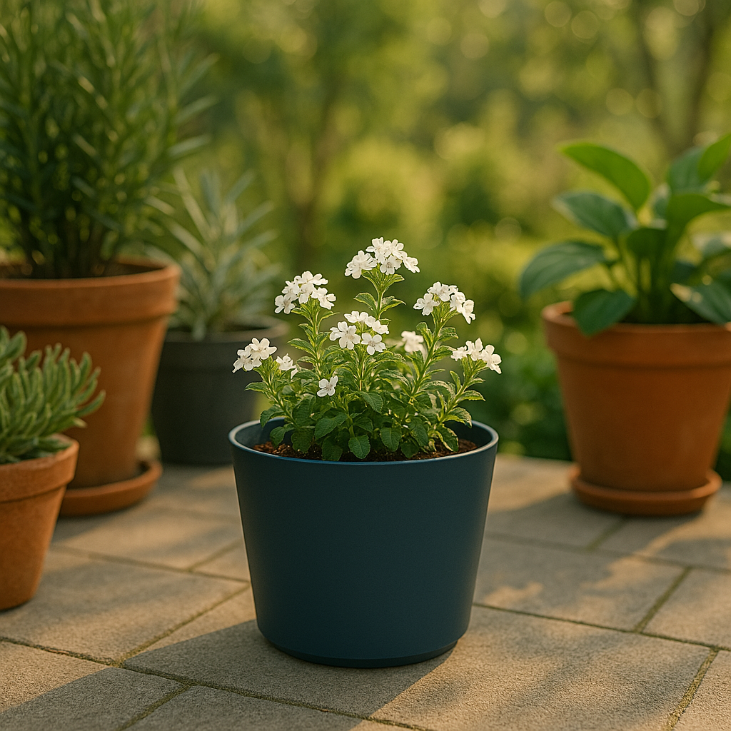 Bloempot 34 X 30 Cm Grijs