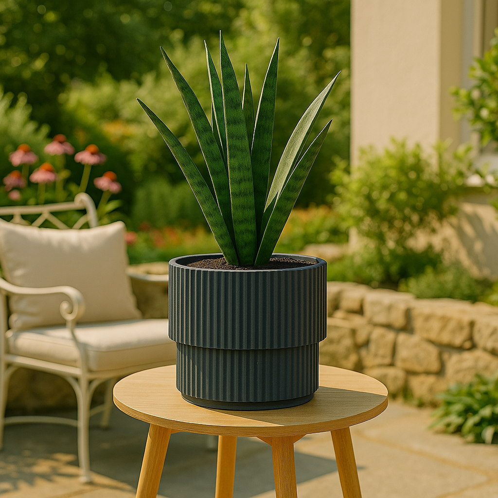 Bloempot 40 X 38 Cm Grijs