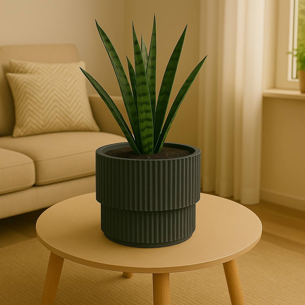 Bloempot 40 X 38 Cm Grijs