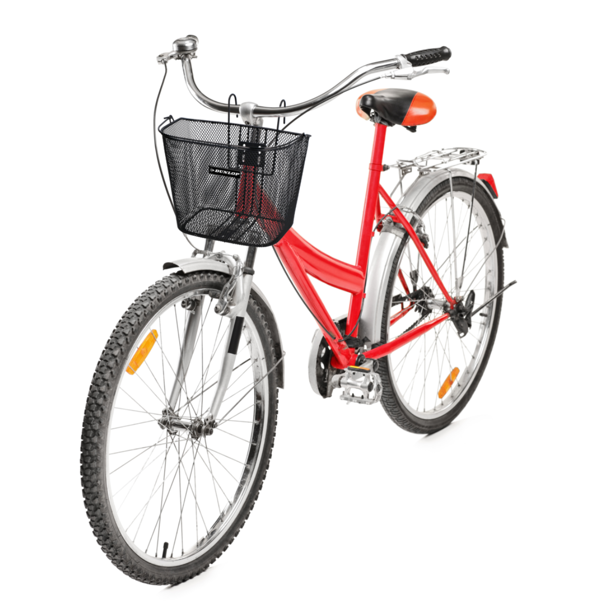 DUNLOP FIETSMAND STUUR - 22 LITER - AFNEEMBAAR - METAAL - ZWART - Tuincentrum Lopik
