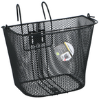 DUNLOP FIETSMAND STUUR - 22 LITER - AFNEEMBAAR - METAAL - ZWART - Tuincentrum Lopik