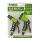 KINZO SPUITPISTOOLSET TUINSLANG 2-DELIG GROEN/ZWART - Tuincentrum Lopik