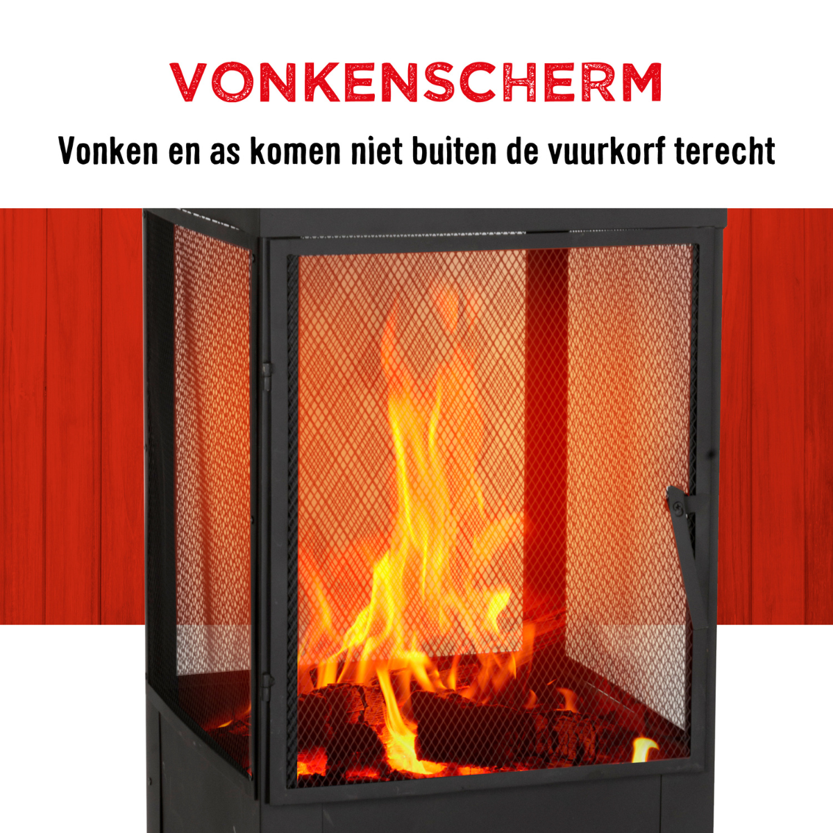 Fire Basket 48,4X44,4X192,8 Cm