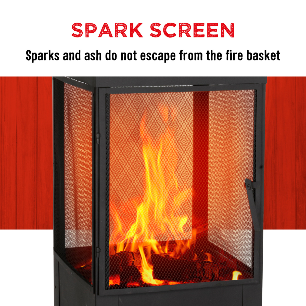 Fire Basket 48,4X44,4X192,8 Cm