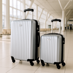 Trolley Set 2Pcs Silver